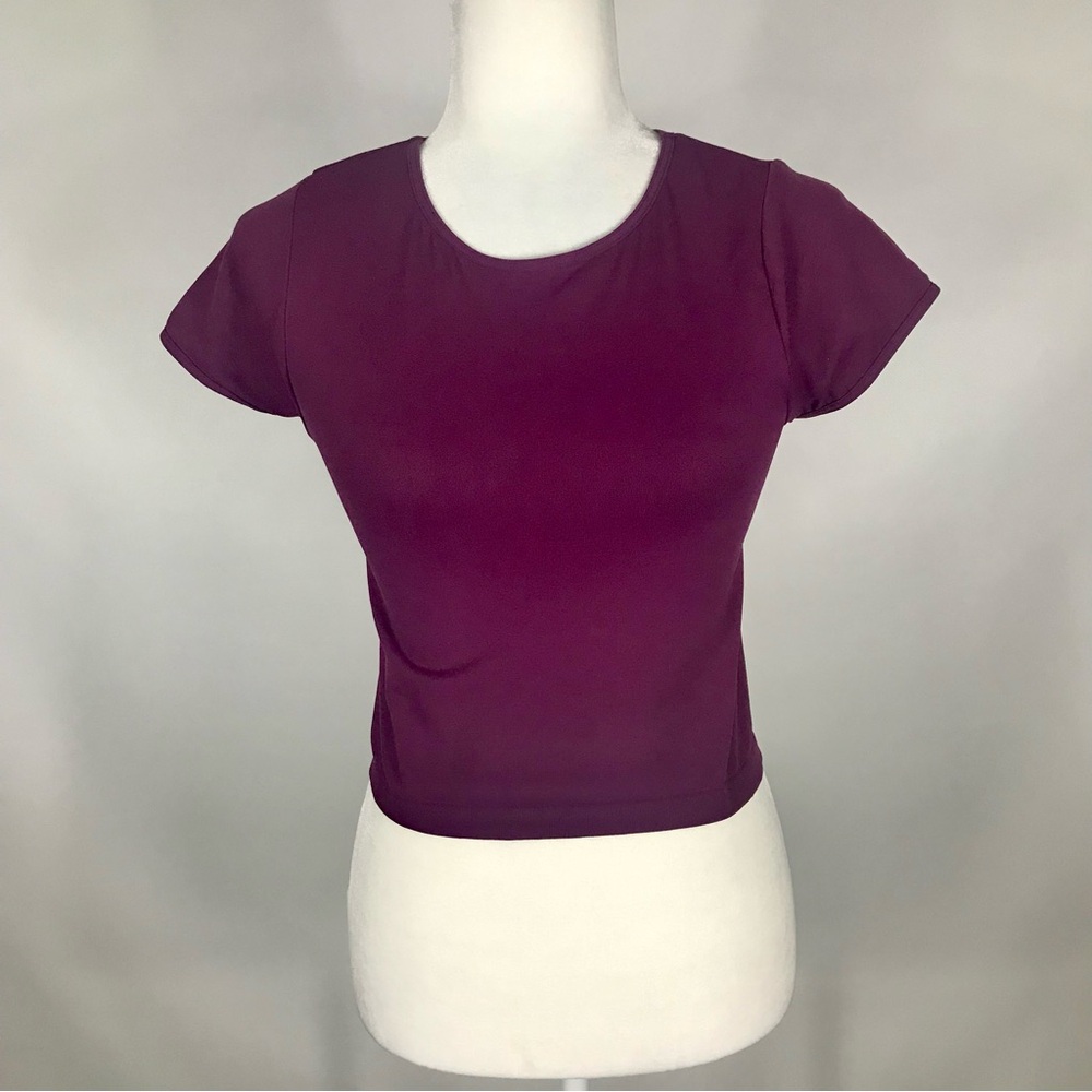 Intimately Free People Cap Sleeve Seamless Cropped Cami T-shirt Size M/L